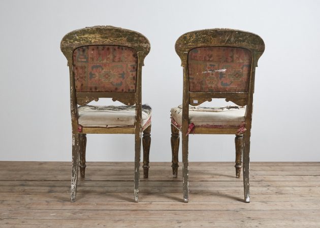 Pair of Regency Giltwood Chairs by Morel & Seddon | Howe London