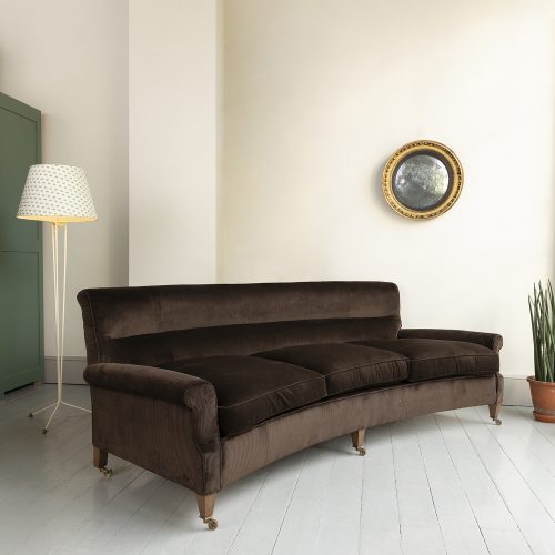 Made in England the HOWE Curved Hound Sofa