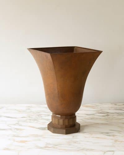 HL3990 Copper Art Deco Vase-364