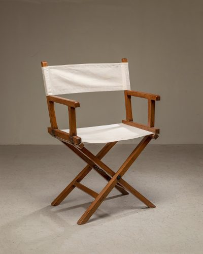 HL05757 White Canvas Folding Chairs-191