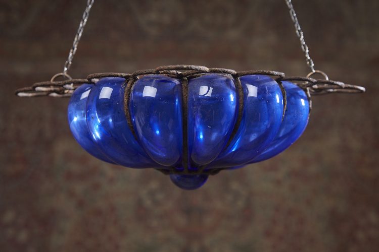 237 – Moroccan Blue Glass Lights-0001