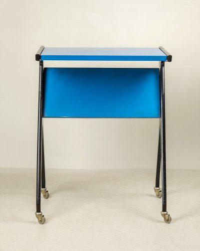 HL5755 Blue and Black Mid Century Desk-312