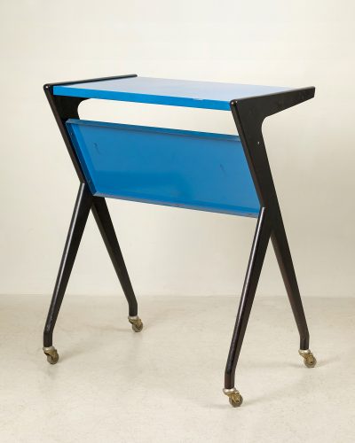 HL5755 Blue and Black Mid Century Desk-315