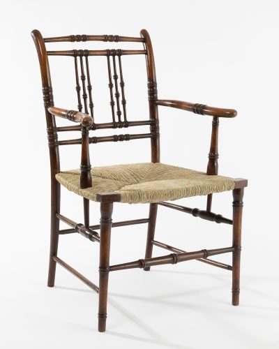HC380 – INC0208 A Regency Faux Bamboo Chair-726