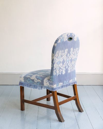 HB900447 Balloon Back Chair in antique Ikat-9464a