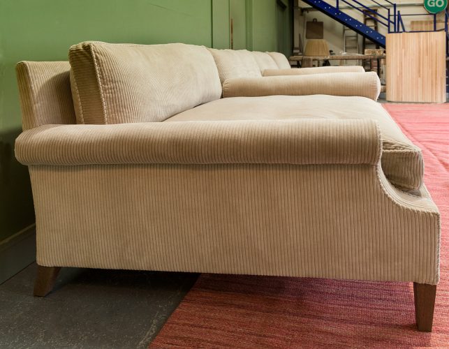 A very large Tamburlaine sofa, handmade in England by HOWE London.