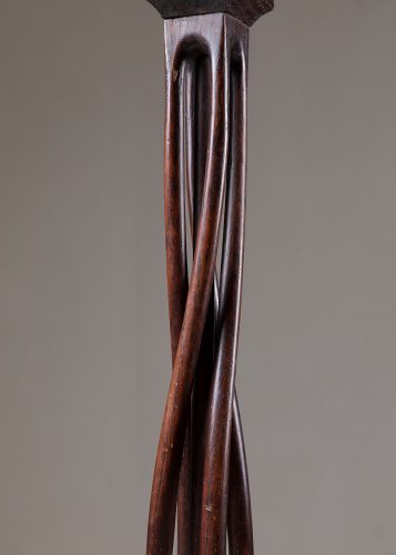 HL5962 An oak framed lamp with twist design-2333