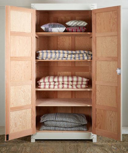 A handmade knock-down wardrobe, Made to order in England by HOWE London