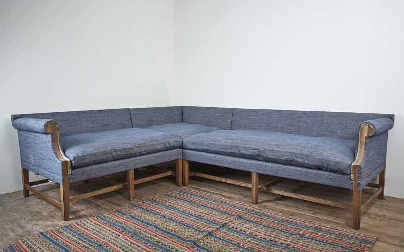 Blue Corner Greyhound Sofa-0001