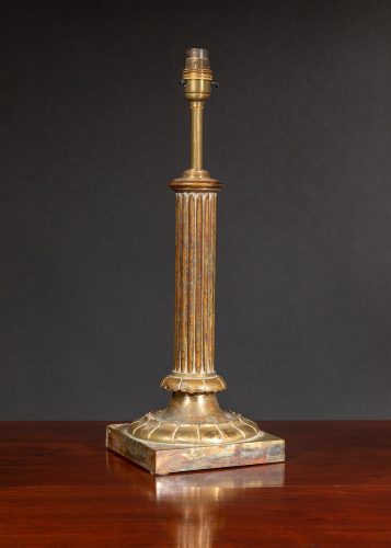 HL5965 A brass lamp in pillar shape-1276