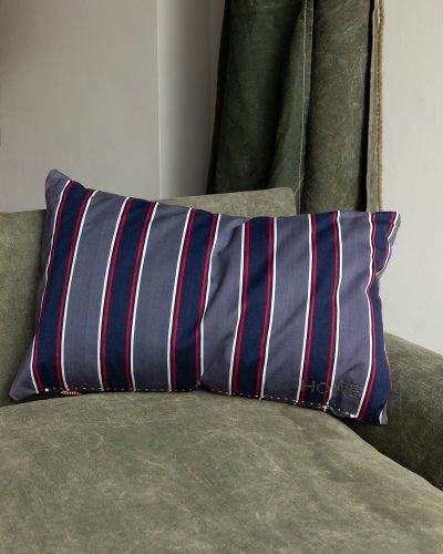 HB900569 Ticking Cushion In Purple and Blue-8041