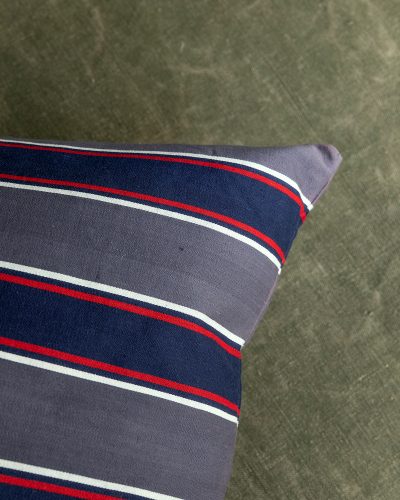 HB900570 Ticking Cushion In Purple and Blue-8141
