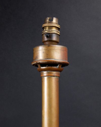 HL6417 A brass ‘Palmer patent’ candle lamp, circa 1830, now converted to electricity lamp-8836