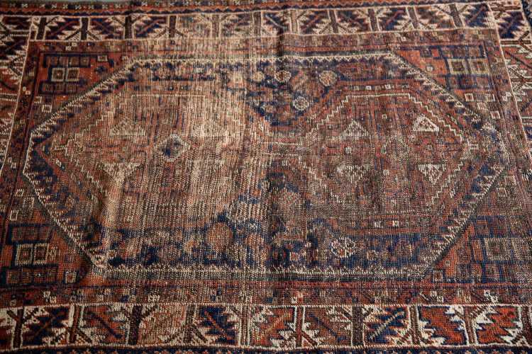 HL6557 Small Late C19th Afshar Rug-30409