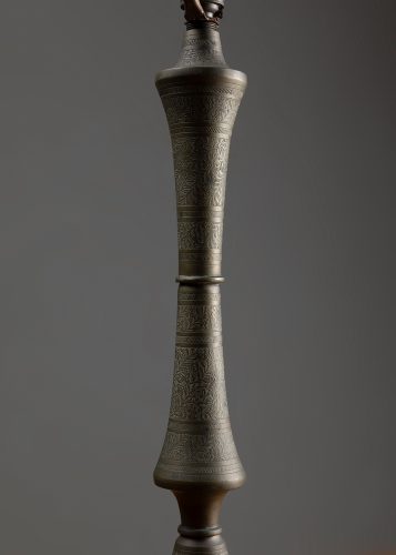 HL5961 A lamp cast with floral design-10922