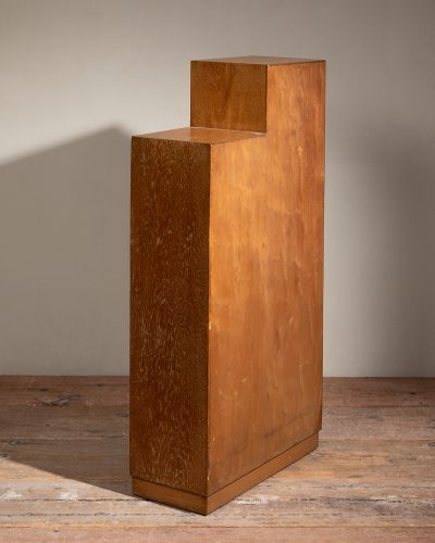 HL6476 1930s – art deco- bookcase limed oak-14543