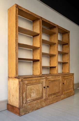 HL6692 Regency Pine Bookcase in original paint-13487