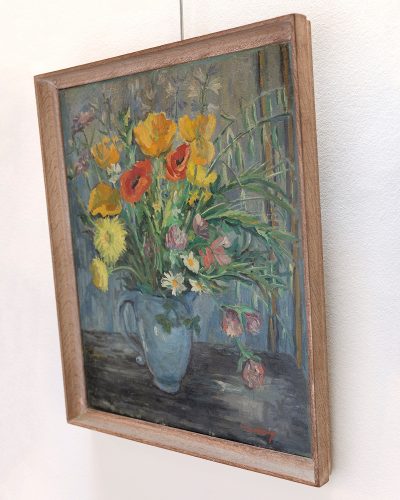 HL4781 Oil Painting of flowers in a jug-15448