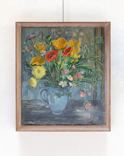 HL4781 Oil Painting of flowers in a jug-15450