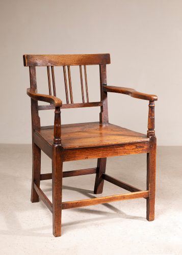 HL6831 C19th Elm Chair-19507