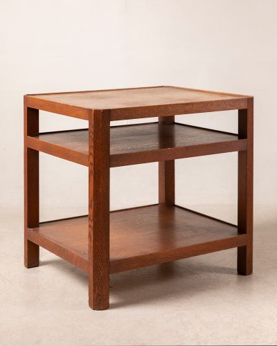 HL6912 An octagonal oak side table-19473