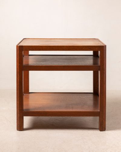 HL6912 An octagonal oak side table-19475