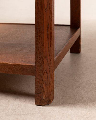HL6912 An octagonal oak side table-19480