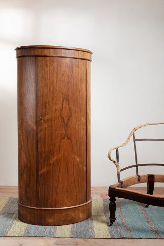 HL6656 C20th Danish Rosewood Plinth Cabinet-21997