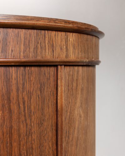 HL6656 C20th Danish Rosewood Plinth Cabinet-22085