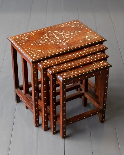 HL6739 Nest of Four Inlaid Occasional Tables-23833