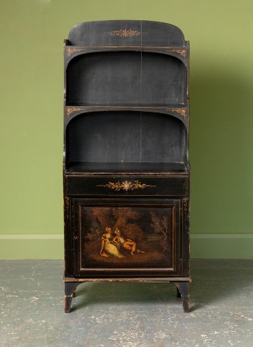 HL6876 Early C19th Painted Bookcase-21231C