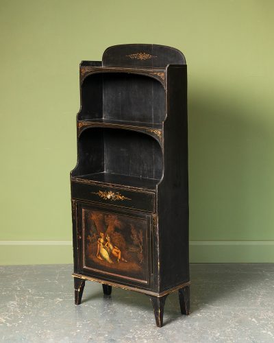 HL6876 Early C19th Painted Bookcase-21233