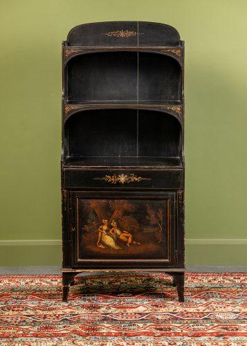 HL6876 Early C19th Painted Bookcase-21271