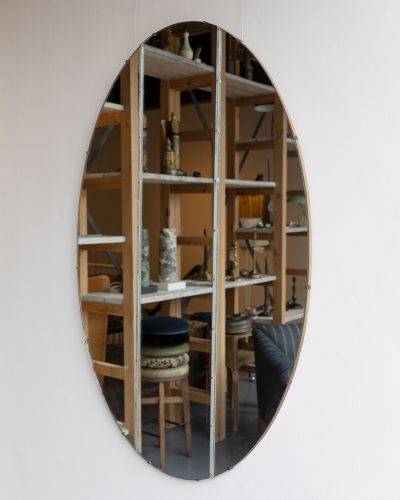 HL6926 Large 1950’s Oval Mirror-23903