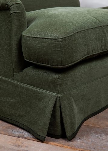 Labrador Sofa in the Finest Cosy Green Chenille-22671