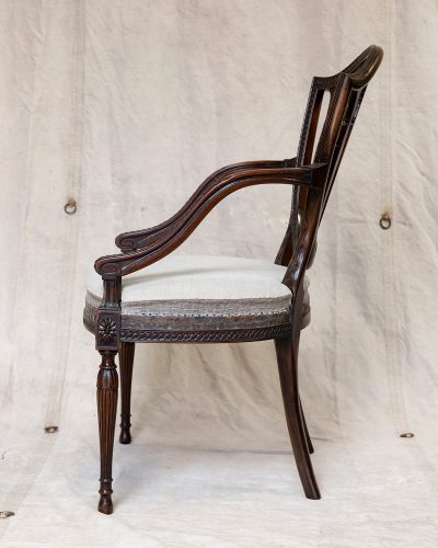 HL5793 Late C18th Mahogany Open Armchair-24475