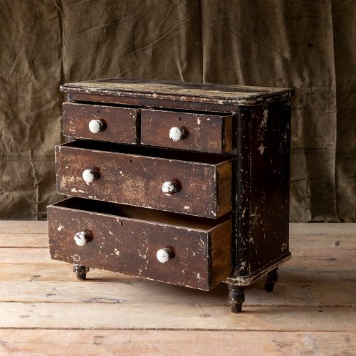 HL5930 C19th Painted Chest of Drawers-24754 copy