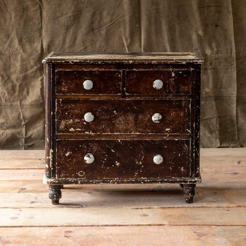 HL5930 C19th Painted Chest of Drawers-24760