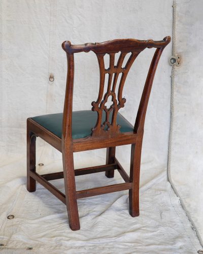 HL6890 Set of Six Chippendale Period Dining Chairs_F9A4296