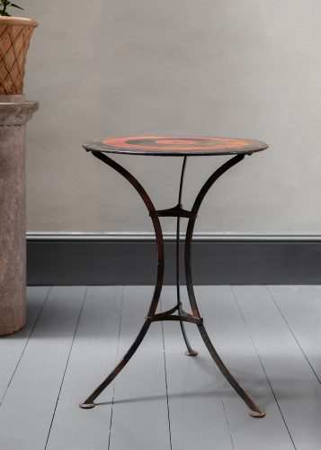 HL7070 Early C20th French Metal Table-26597