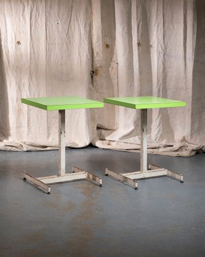 HL6730 Pair of French Modernist Bistro Tables-27161