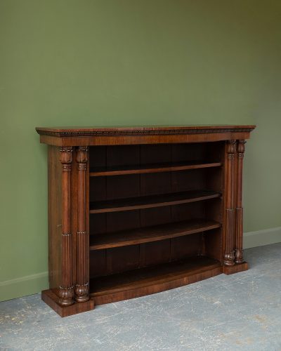 HL7371 A WILLIAM IV ROSEWOOD OPEN BOOKCASE-35644